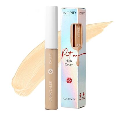 Ingrid Cosmetics Correttore Vegano Alta Copertura-3 tonalità-7 ml - 01 - PORCELLANA