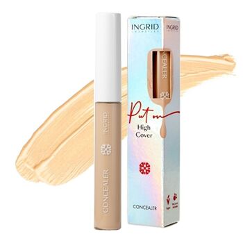 Correcteur Vegan Haute couvrance Ingrid Cosmetics-3 teintes-7 ml - 02 - MILK BEIGE