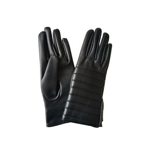 Milburga Lined Faux Leather Gloves