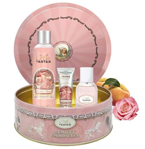 COFFRET PARFUM CAROUSEL ROSE