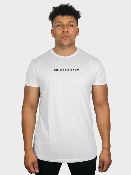 TSN.001 Midnight Tee White