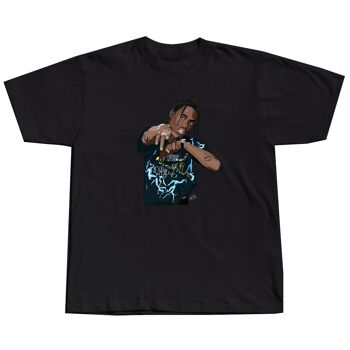 T-shirt Travis Noir