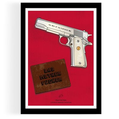 Tarantino inspirierte Wandkunst - Pulp Fiction Print