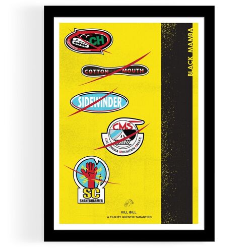 Tarantino Inspired Wall Art - Kill Bill Print