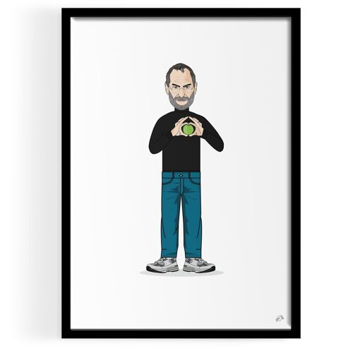 Steve Jobs Portrait ART PRINT