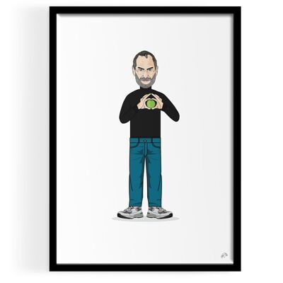 Retrato de Steve Jobs IMPRESIÓN DE ARTE
