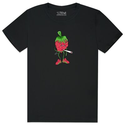 T-shirt aux fraises fumées