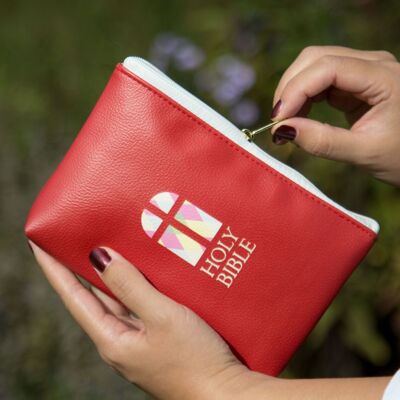 The Holy Bible Book Pouch Purse Clutch