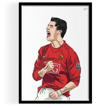 Art mural Ronaldo 1