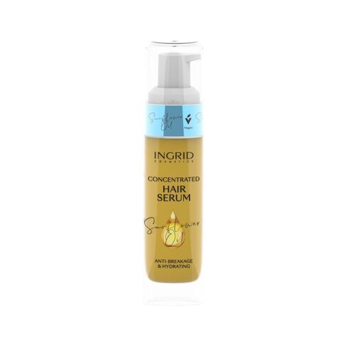 Sérum cheveux concentré en Huile de tournesols anti chute - Ingrid Cosmetics - 30 ml