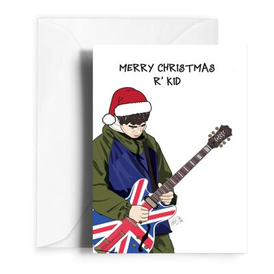 Biglietto natalizio Noel Gallagher