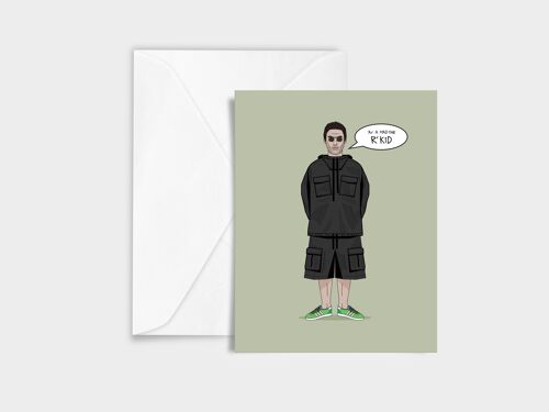 Liam Gallagher Greetings Card