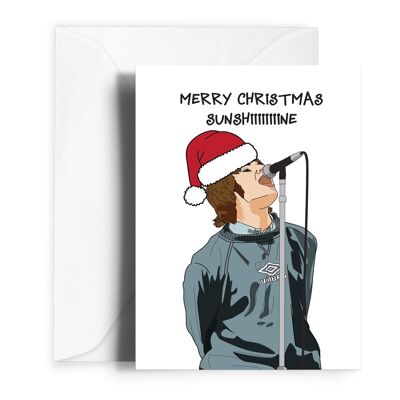 Liam Gallagher Christmas Card