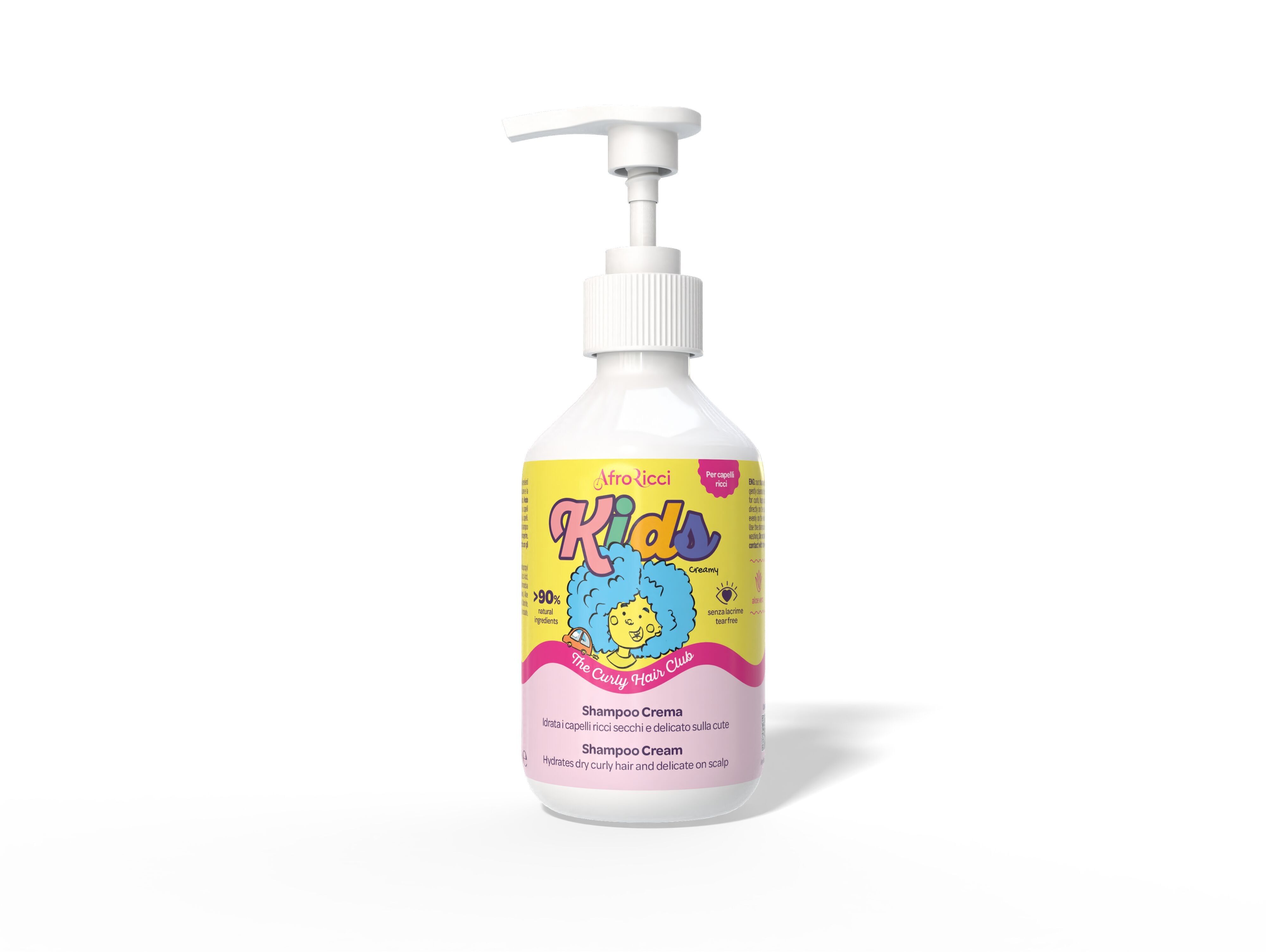 AfroRicci Kids Champú Crema Hidratante Y Delicado Sin Espuma 250 ml