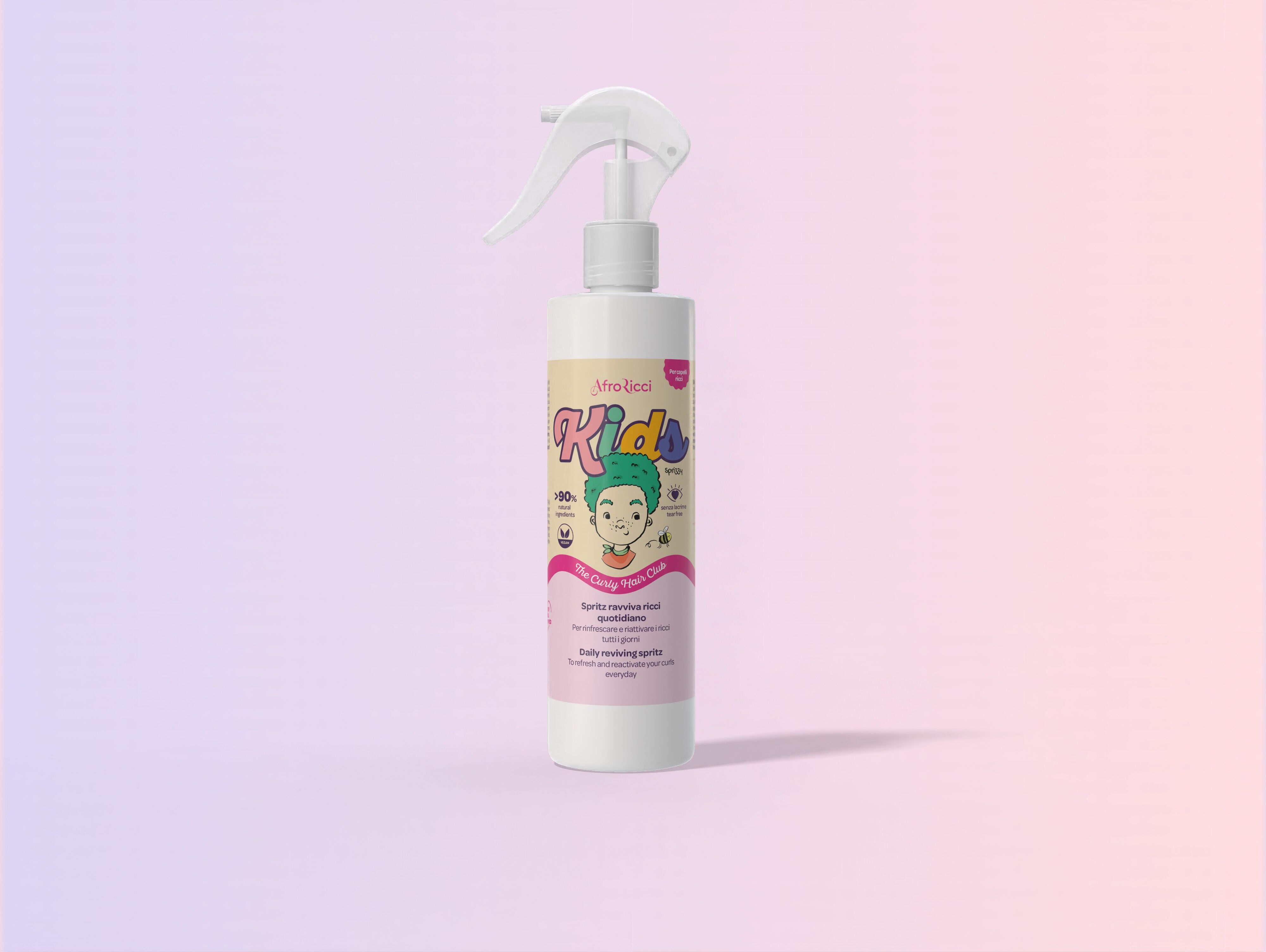 AfroRicci Kids Daily Moisturizing Spray Spritz revives Curls 250ml