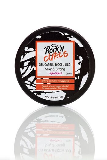 Gel Rock 'n' Curls pour cheveux bouclés et raides - Sexy & Strong 250 ml
