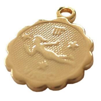 Médaille astro dorée à l'or fin - Vierge (250063) 4