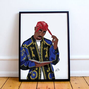 Inspiré par TUPAC ART PRINT 2