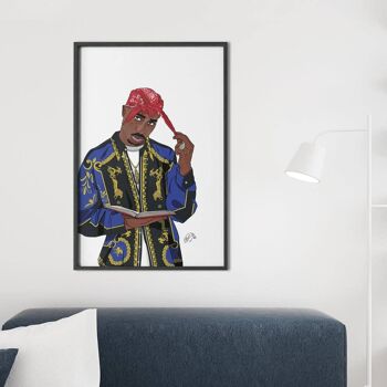 Inspiré par TUPAC ART PRINT 3