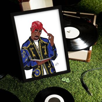 Inspiré par TUPAC ART PRINT 4