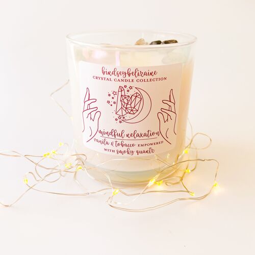 Mindful Relaxation - Crystal Candle