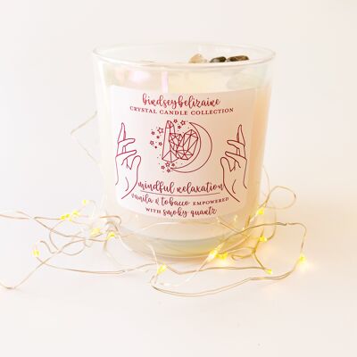 Mindful Relaxation - Crystal Candle