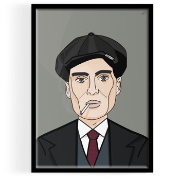 Inspiré par Tommy Shelby Portrait ART PRINT 1