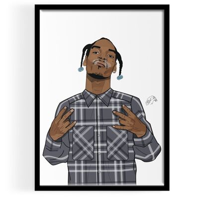 Inspiriert von Snoop Dogg Print