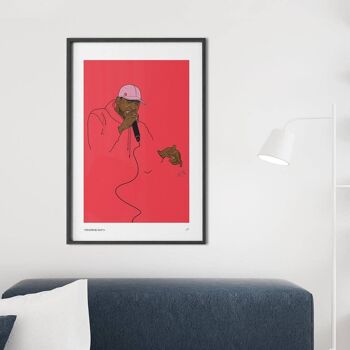 Inspiré par Skepta A2 Poster Print