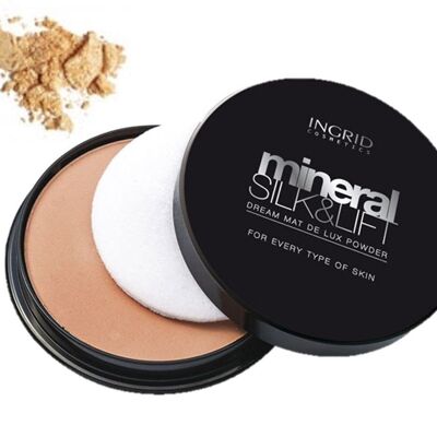 Compact mattifying powder - Dream Matt - Ingrid Cosmetics - COMPACT POWDER Dream Matt De Lux 23