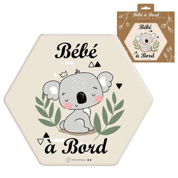 Adhésif Bébé à Bord ultra-résistant - Koala 4