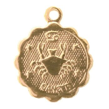 Médaille astro dorée à l'or fin - Cancer (250062) 2