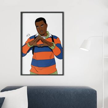 Inspiré par Kanye West ART PRINT 3