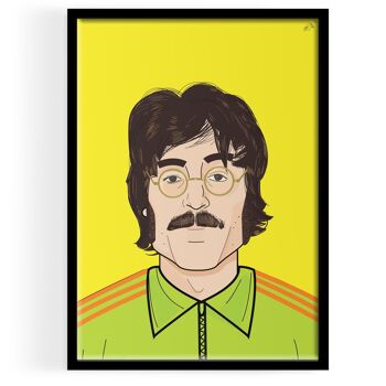 Inspiré par John Lennon Portrait ART PRINT 1