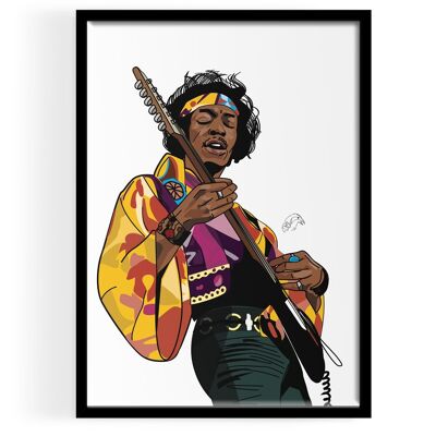 Inspirado en el arte de Jimi Hendrix
