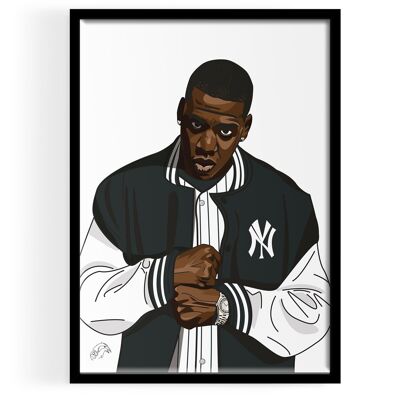 Inspiriert von Jay-Z Print