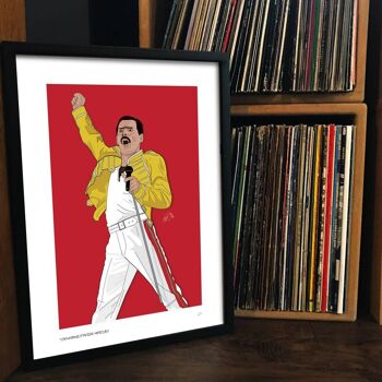 Inspiré par FREDDIE MERCURY Impression artistique 3