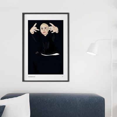 Inspired by Eminem A2 Poster Print