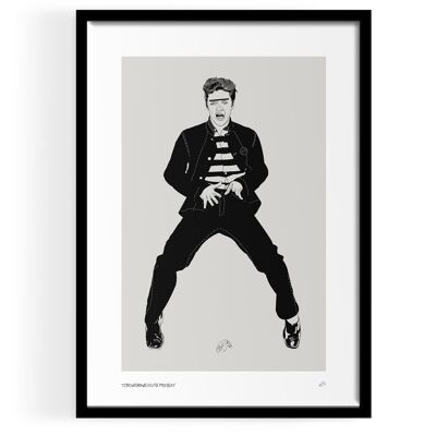 Inspired by ELVIS PRESLEY Art Print