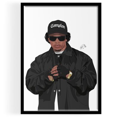 Inspiriert von EAZY E KUNSTDRUCK