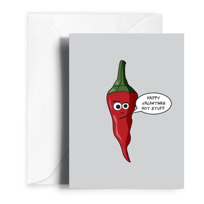 Hot Stuff Valentines Card