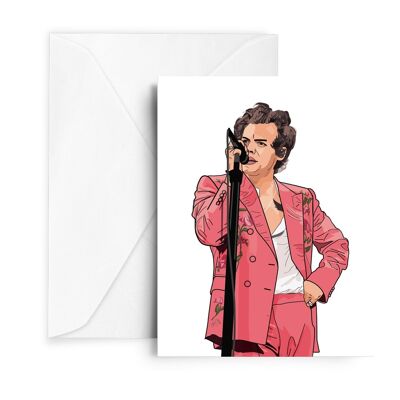 Carte de voeux Harry Styles