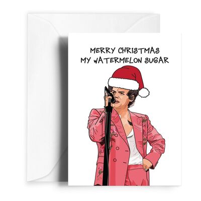 Carte de Noël Harry Styles