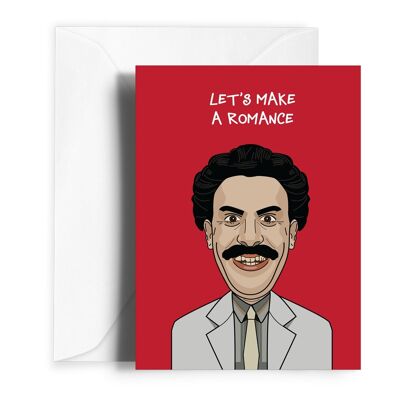 Carte Saint Valentin Borat