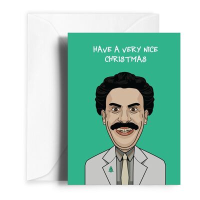 Cartolina di Natale Borat