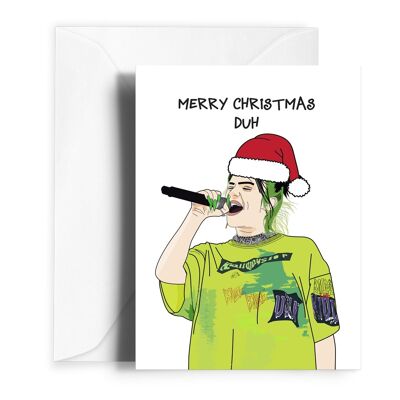 Billie Eilish Christmas Card