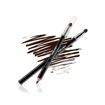 BROWN Smoky Eyes pencil with sponge Ingrid Cosmetics