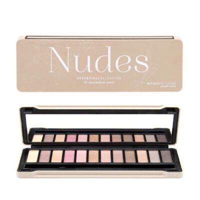 Nudes makeup palette - 12 colors - 14.5 g - Magic Studio