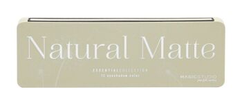Palette de maquillage Natural Matte - 12 couleurs - 14.5g - Magic Studio 2