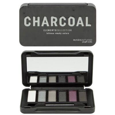 Mini Makeup Palette Smoky Charcoal - 6 colori - 7 g - Magic Studio